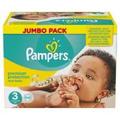 Couches bébé pampers new baby T3 midi x68 junbo pack