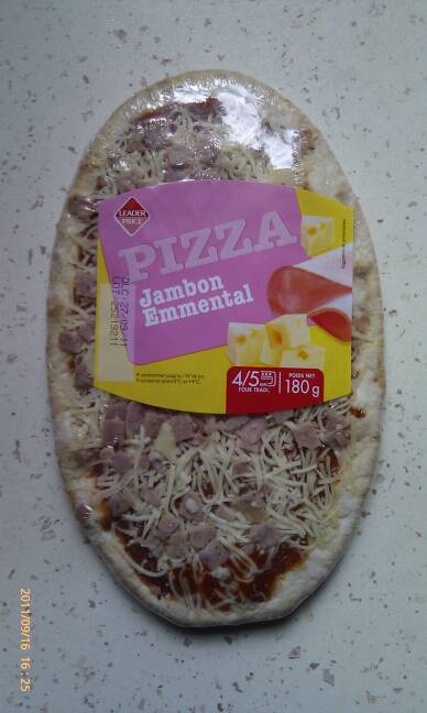Pizza Jambon emmental 180g
