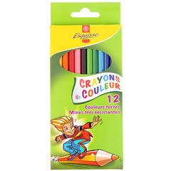 Crayons de couleur Esquisse x12