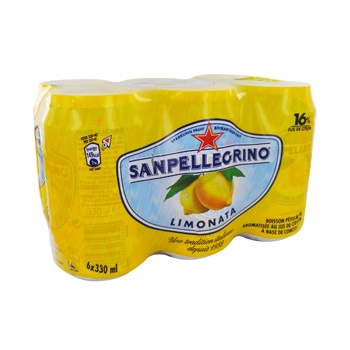 San Pellegrino eau gazeuse aromatisee limonata 6x33cl