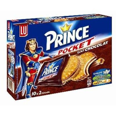 Biscuits Prince Lu Chocolat pocket 400g