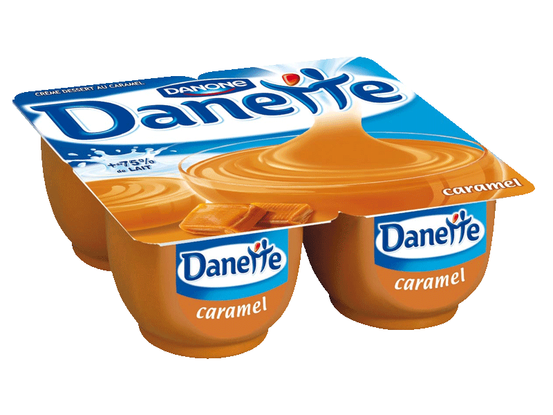 Creme dessert Danone Danette Caramel 4x125g