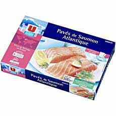 Paves de saumon atlantique U, 4 portions de 125g