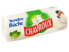 Tendre Buche de chevre au lait pasteurise CHAVROUX, 28%MG, 160g