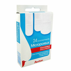 Pansements microporeux pour peaux sensibles