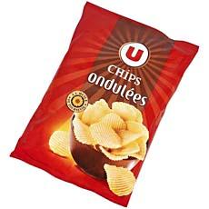 Chips ondulees fines U, 150g