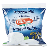 Mozzarella di bufala AOP au lait de bufflone pasteurise Santa Lucia GALBANI, 24%MG, 125g