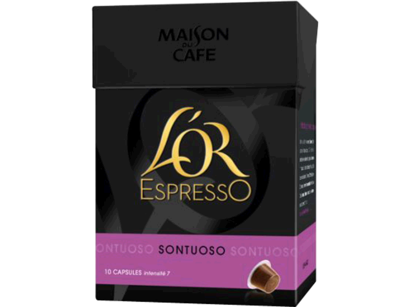 Cafe moulu en capsules, Sontuoso - Espresso