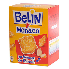 Crackers aux fromages de Hollande Monaco BELIN, 100g