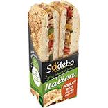 Sandwich italien poulet légumes marinés SODEBO, 180g