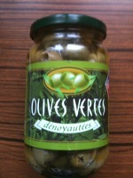 Olives vertes dénoyautées 160g