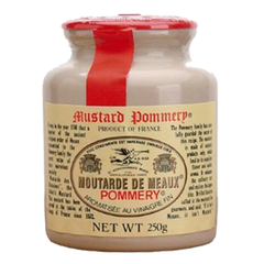 Moutarde de Meaux POMMERY pot grès et bouchon plastique 250g