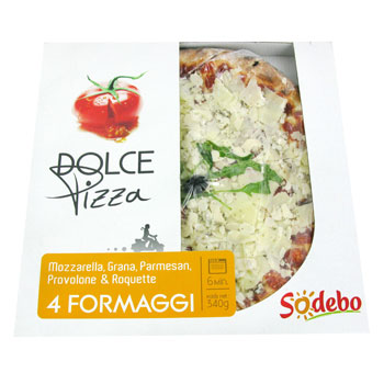 Pizza a l'Italienne 4 Formaggi SODEBO, 340g