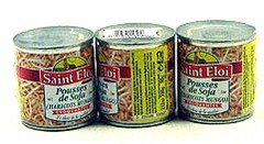 Pousses de soja, pousses de haricots mungo, sans OGM, 3 x 270g, 636ml