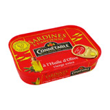 sardines a l'ancienne a l'huile d'olive vierge extra connetable 100g