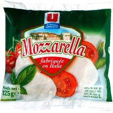 Mozzarella au lait pasteurise U, 18%MG, 125g