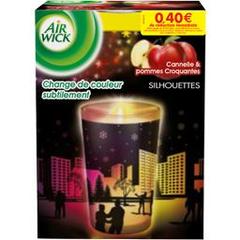 Air Wick, Colours of Nature - Bougie silhouettes cannelle/pommes rouges, la bougie