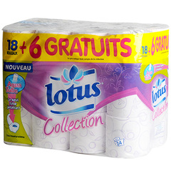 Lotus Papier toilette Collection les 18 rouleaux