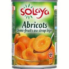 Abricots demi-fruits au sirop, la boite de 410g
