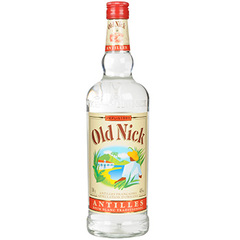 Old Nick Rhum blanc traditionnel des Antilles la bouteille de 1 l