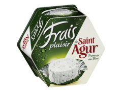 Frais Plaisir ST AGUR au lait pasteurise, 41%MG, 140g