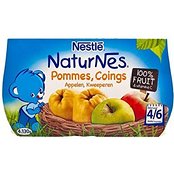 Blottir Naturnes Pommes Et Coings (4/6 Mois) 4 X 130G