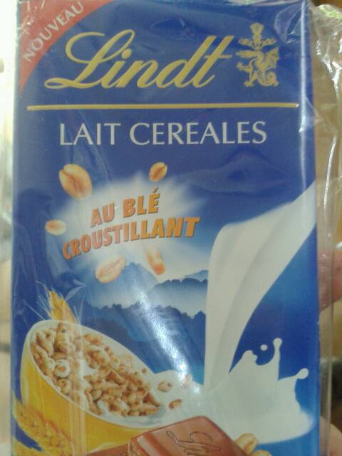 Choco.lait cereal.au ble crousti.rec.orig. Lindt 3X100G LF