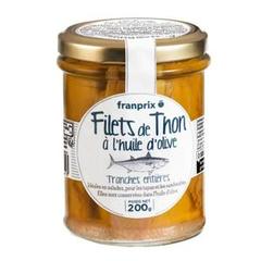 Franprix filet de thon à l'huille d'olive 200g