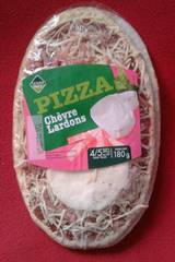 Pizza lardon et fromage de chèvre 180g