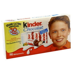 kinder chocolat x16 200g