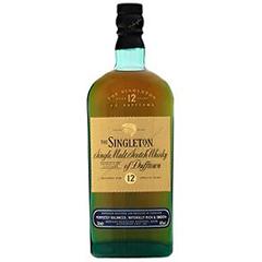 Whisky single malt SINGLETON Dufftown, 12 ans d'age, 40°, 70cl