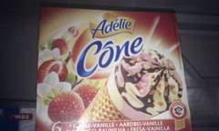 Cone fraise-vanille, les 6 cones de 120ml
