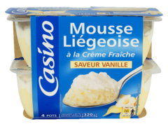 Mousse liegeoise Vanille