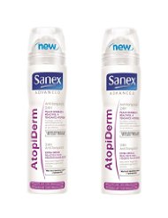 Sanex Déodorant Advanced Atopiderm 150 ml - Lot de 2