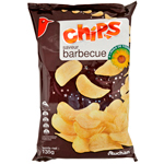 Auchan chips barbecue a l'huile de tournesol 135g