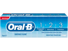 Oral-b, Dentifrice 1 2 3, un tube de dentifrice de 75 ml