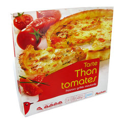 Auchan tarte thon et tomates 400g
