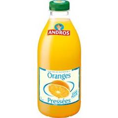 Andros, Jus oranges sans pulpe, la bouteille d'1 l