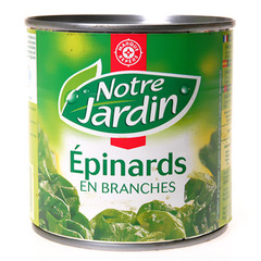 Epinards Notre Jardin branches 265g