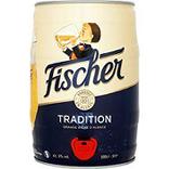 Bière blonde FISCHER tradition 6° fût pression 5 litres