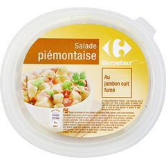 Salade piemontaise pommes de terre/jambon cuit fume
