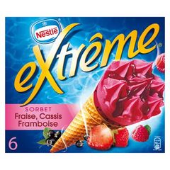 Extreme framboise cassis fraise x6 - 720ml