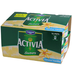 Activia yaourts bifidus saveur vanille 12 x 125g