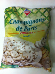 Champignons de Paris, émincés 1kg