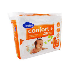 Auchan baby confort + single midi change 4/9kg x38 taille3