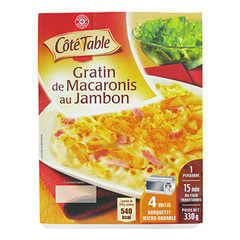 Gratin macaroni Cote Table Jambon 330g
