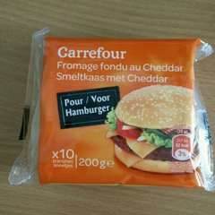 Fromage fondu au cheddar Carrefour