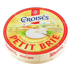 Fromage Petit Brie Les Croises Lait pasteurise 32% MG 500 gr