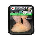 Cuisse de poulet jaune déjointée, U, France, 2 pièces 500 g