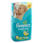Couches Baby Dry, taille 4 + : 9-20 kg